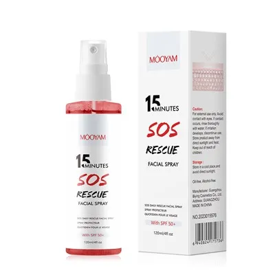 Mooyam 15 minutos sos rescate spray facial
